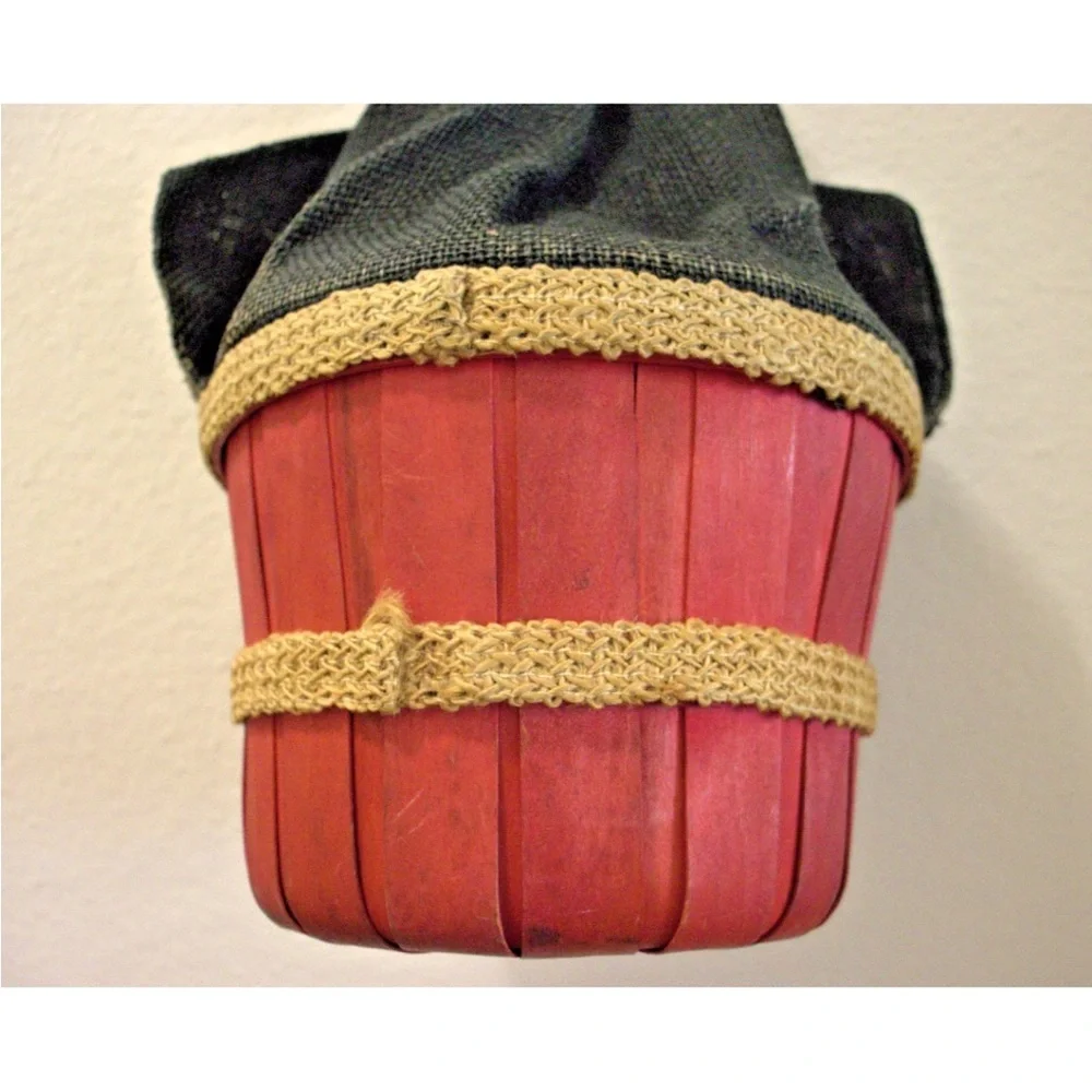 Vintage Basket Purse Bucket Bag East Texas Handbag Co 60s - 70s Artisanal Resort - Picture 2 of 9